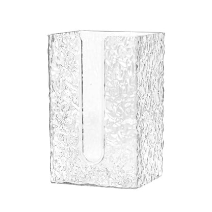 Badezimmer Tissue Box Wall-mounted Paper Case Glacier Style Face Wash Towel Storage Container Sanitary Paper Holder Acrylic Boxes